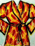Black Ink Robe, By Artist Jim Dine